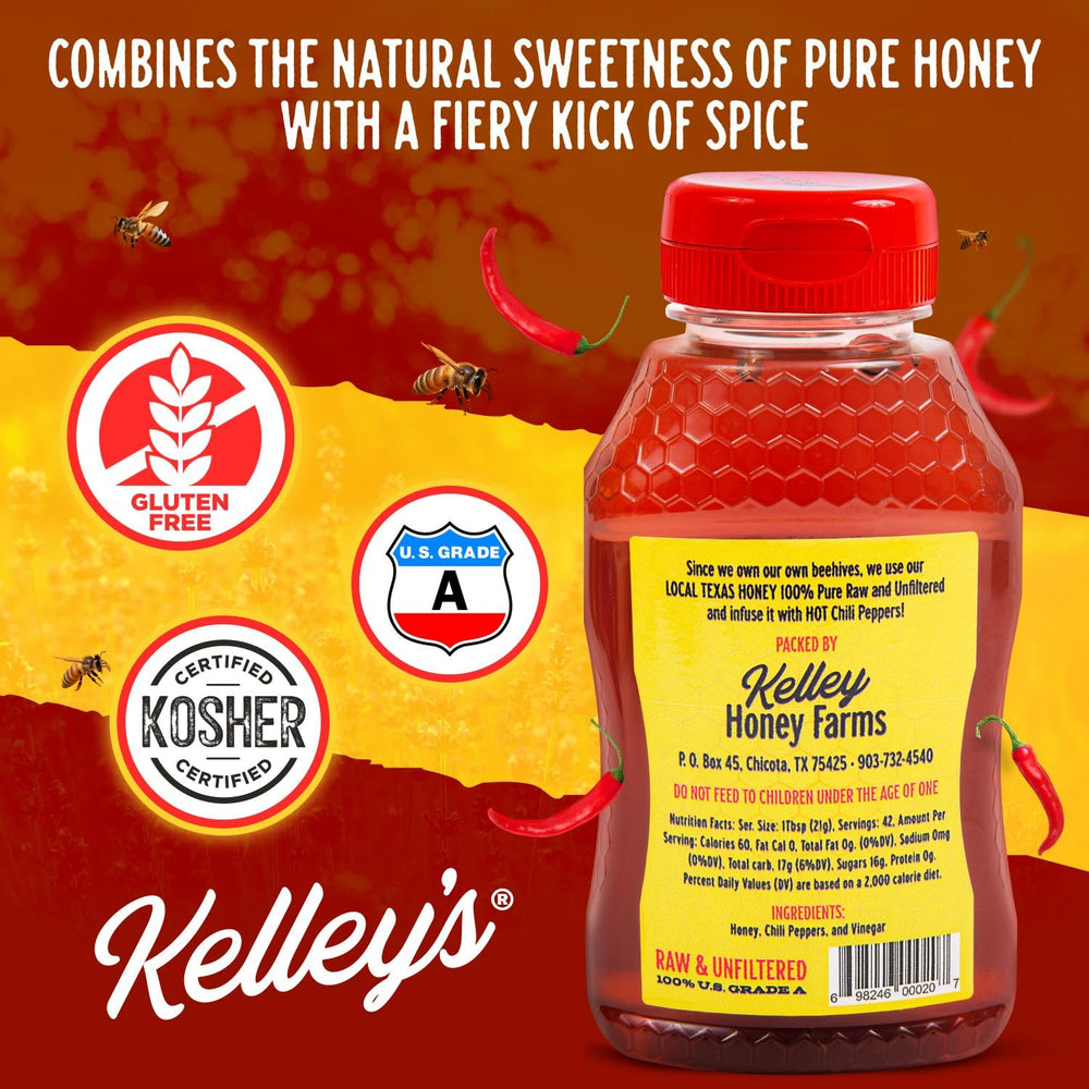 Kelley's Hot Honey pairs with grilled meats and beverages