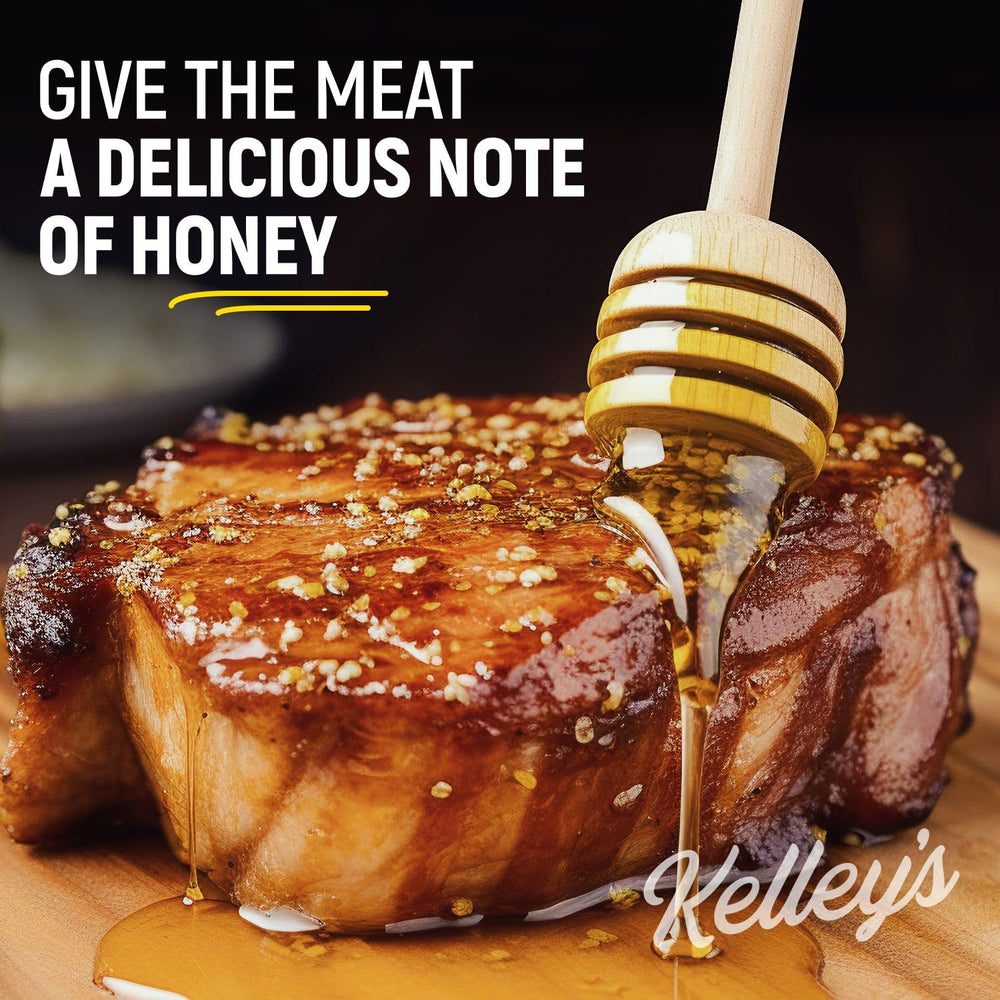 Kelleys Local Texas Honey used in dressings and marinades for flavor.