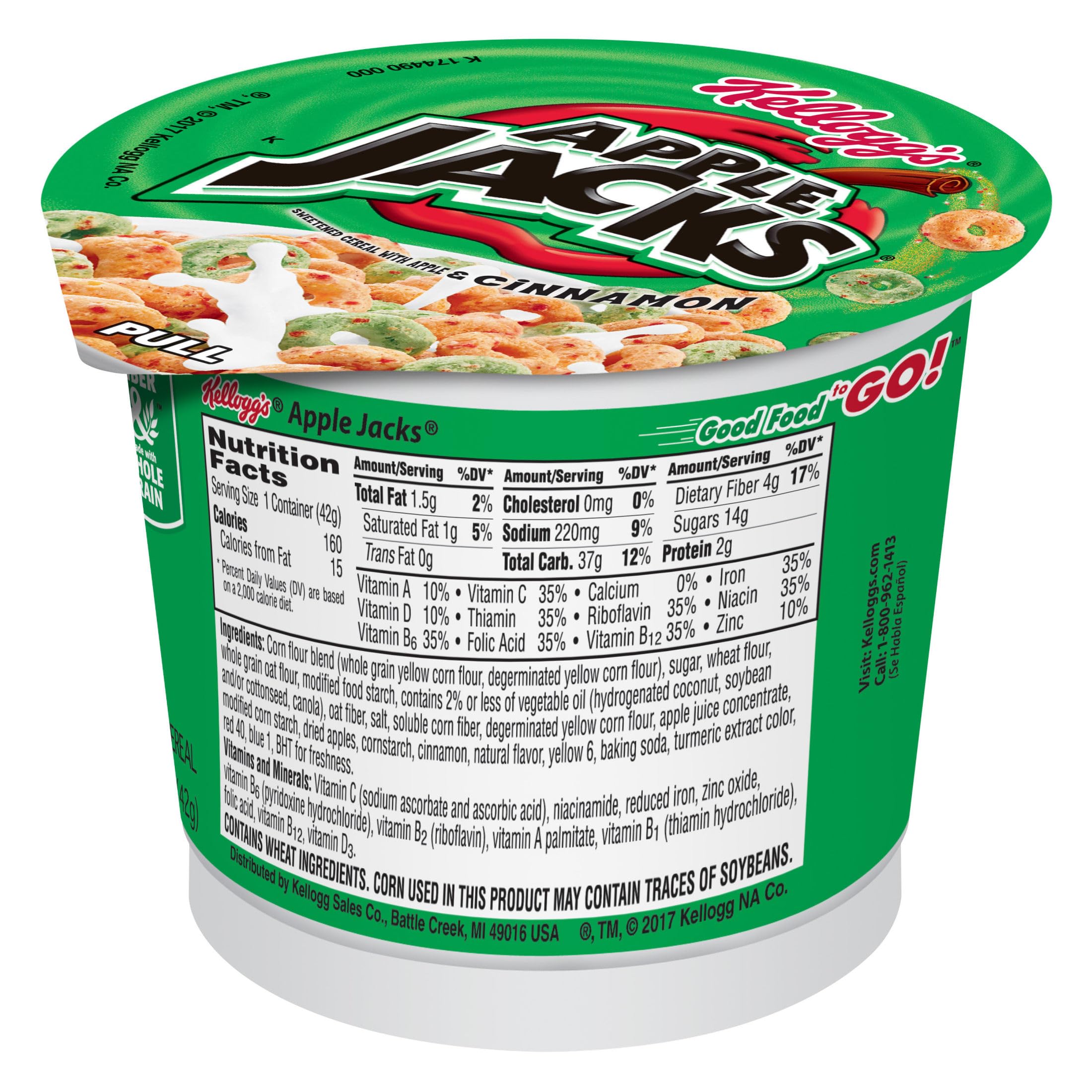 On-the-go breakfast or snack option that pairs with milk.