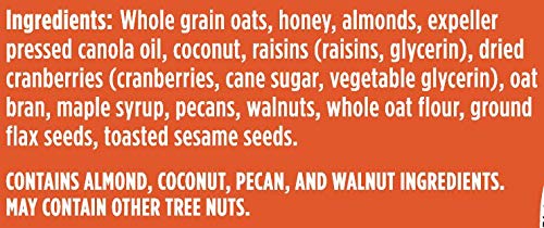 Kellogg's Bear Naked six-bags packaging on shelf, easy pantry staple for quick breakfasts