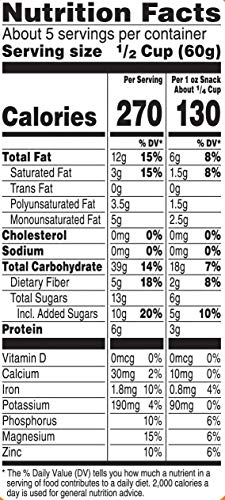 Kellogg's Bear Naked granola bag close-up, six-bag pack promises freshness