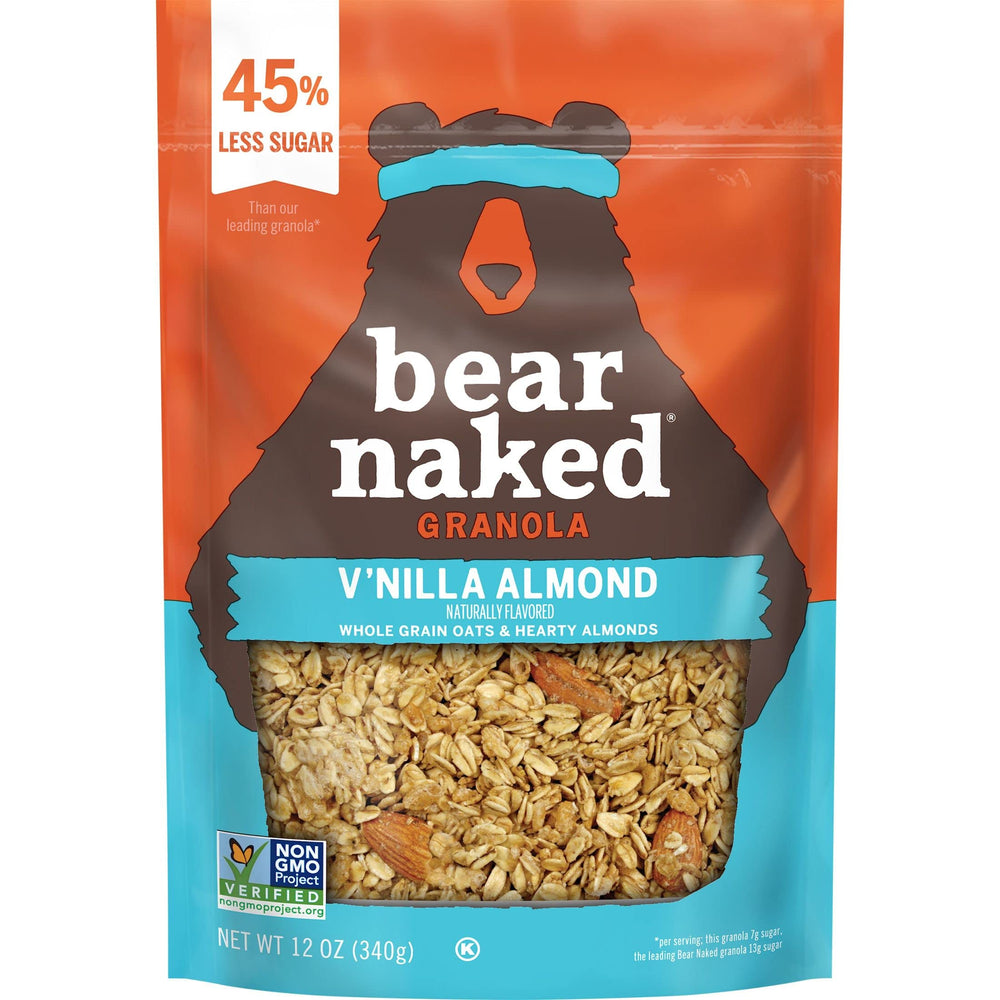 Bear Naked packaging highlights Non GMO Project Verified and clean ingredients