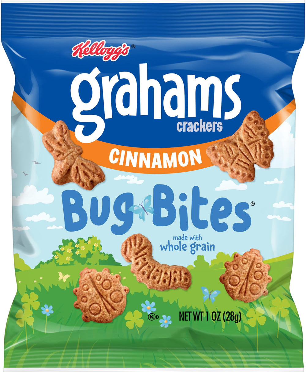 Kellogg's bug-shaped crackers brighten snack time for kids.