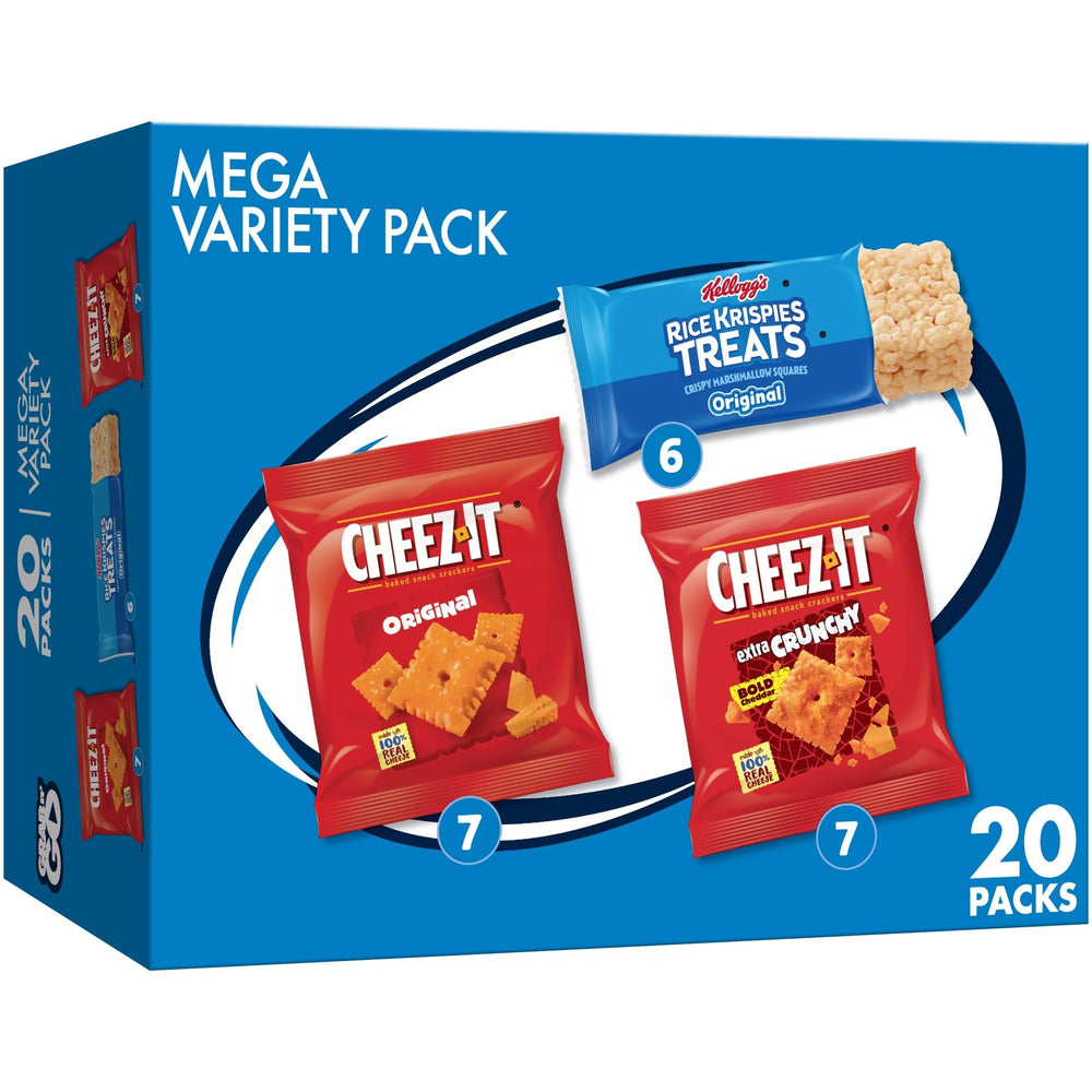 Kellogg's Cheez-Its Original crackers in a snack pack, ideal for school lunches.