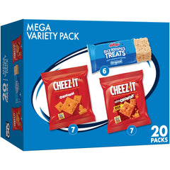 Kellogg's Cheez-Its Original crackers in a snack pack, ideal for school lunches.