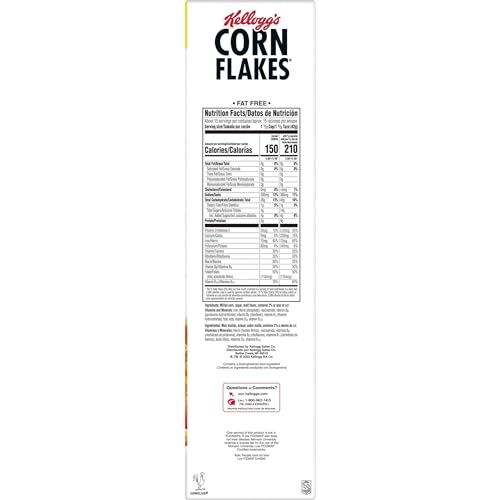 Kellogg's Corn Flakes parfait with yogurt, adding crunch and texture.