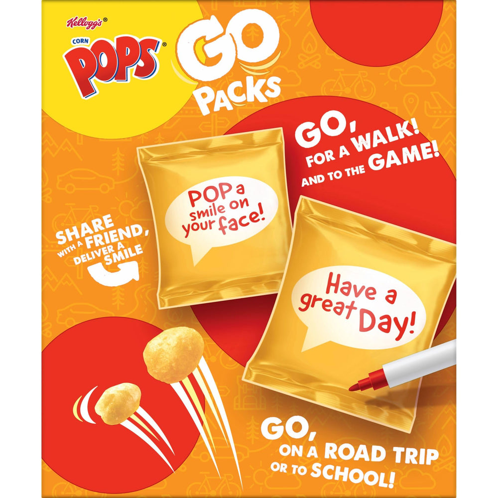Sweet and crunchy Corn Pops snack ideal for quick breakfasts.