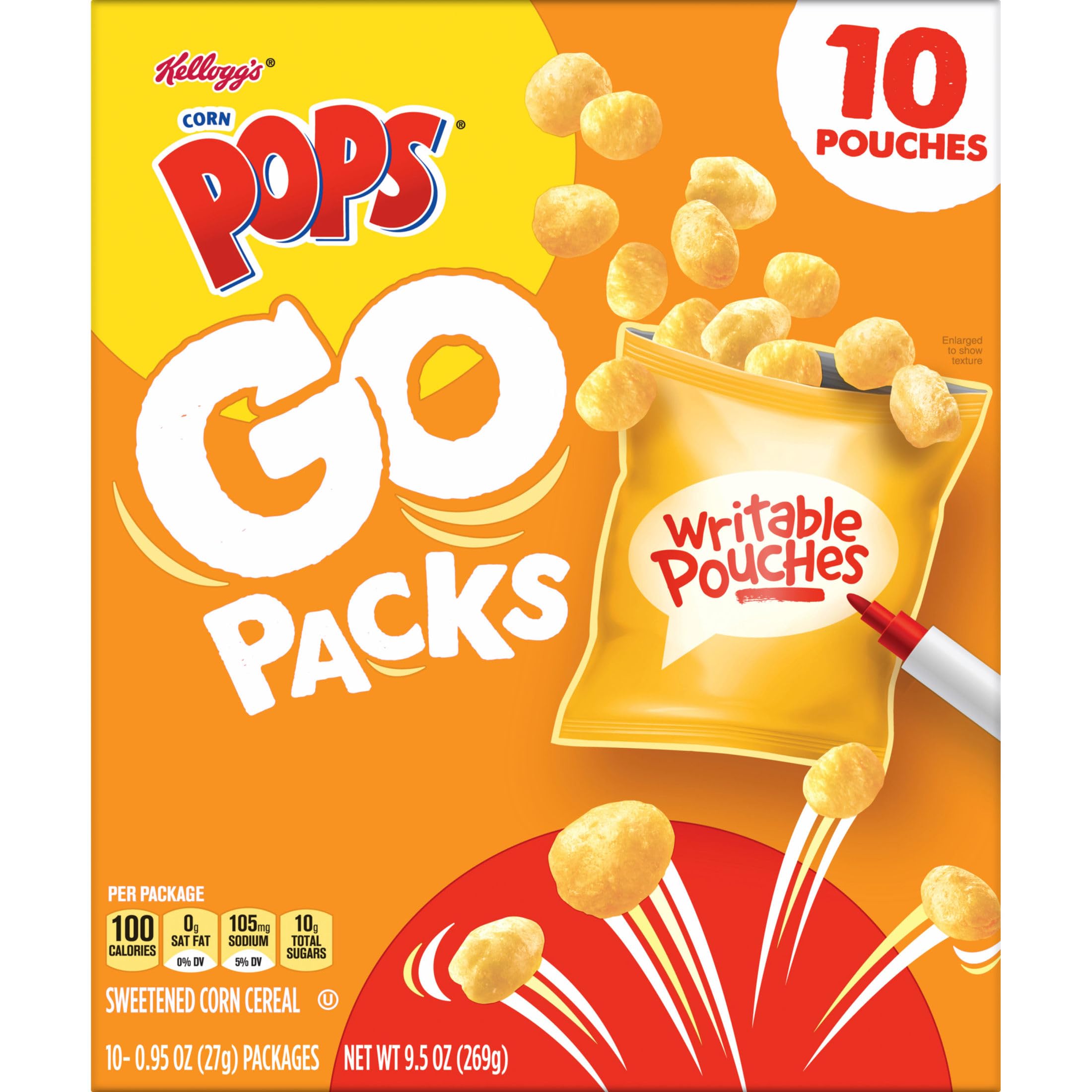 Go Packs in kids lunchbox offer a mess-free snack.