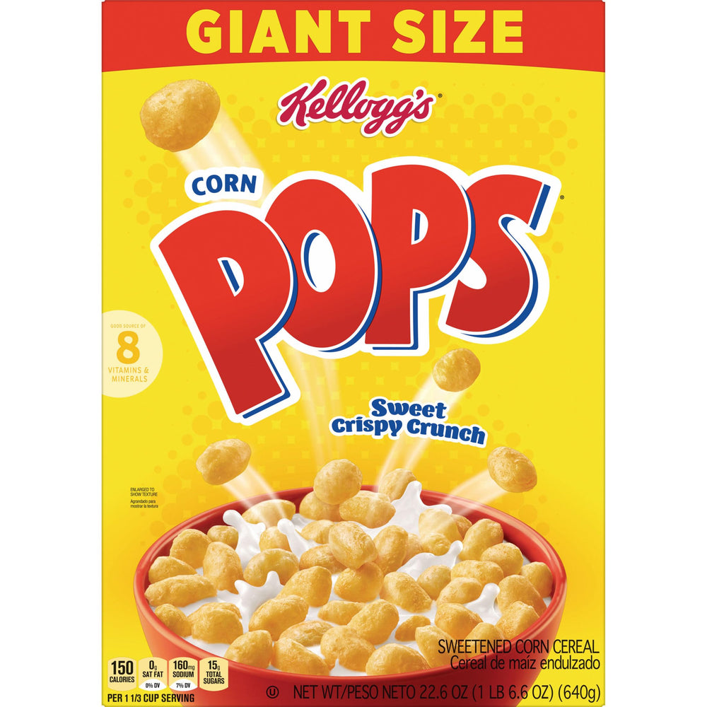 Kellogg's Corn Pops kids snack time with a crisp bite