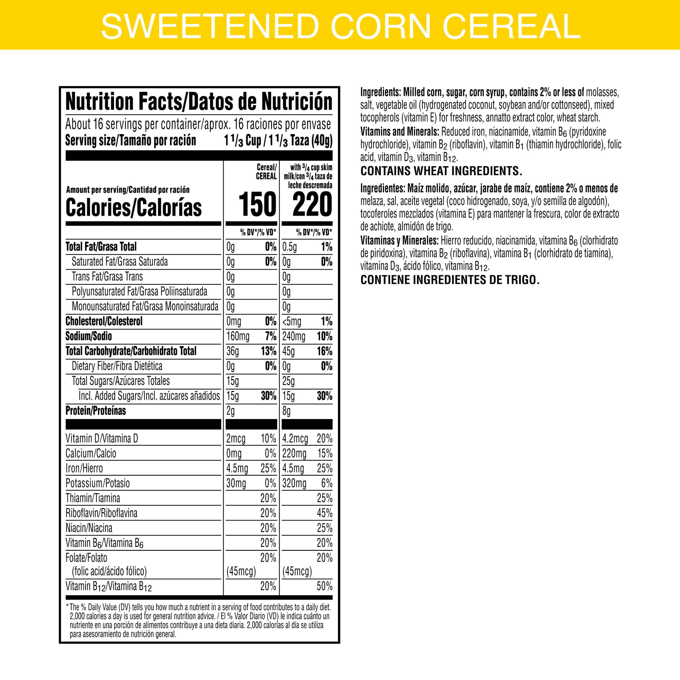 Kellogg's Corn Pops pouring cereal with milk for a quick breakfast