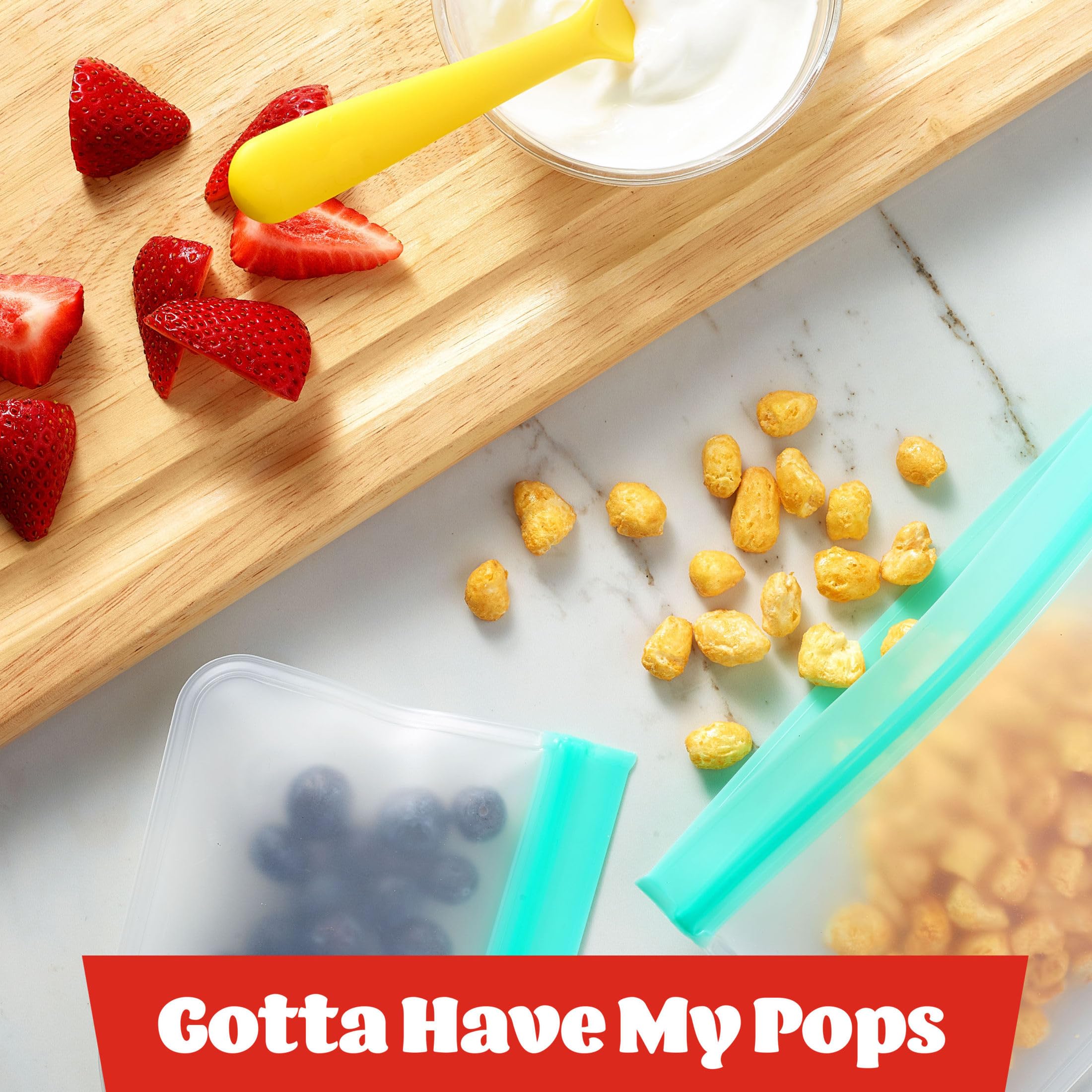 Kellogg's Corn Pops with milk, a family-friendly breakfast option