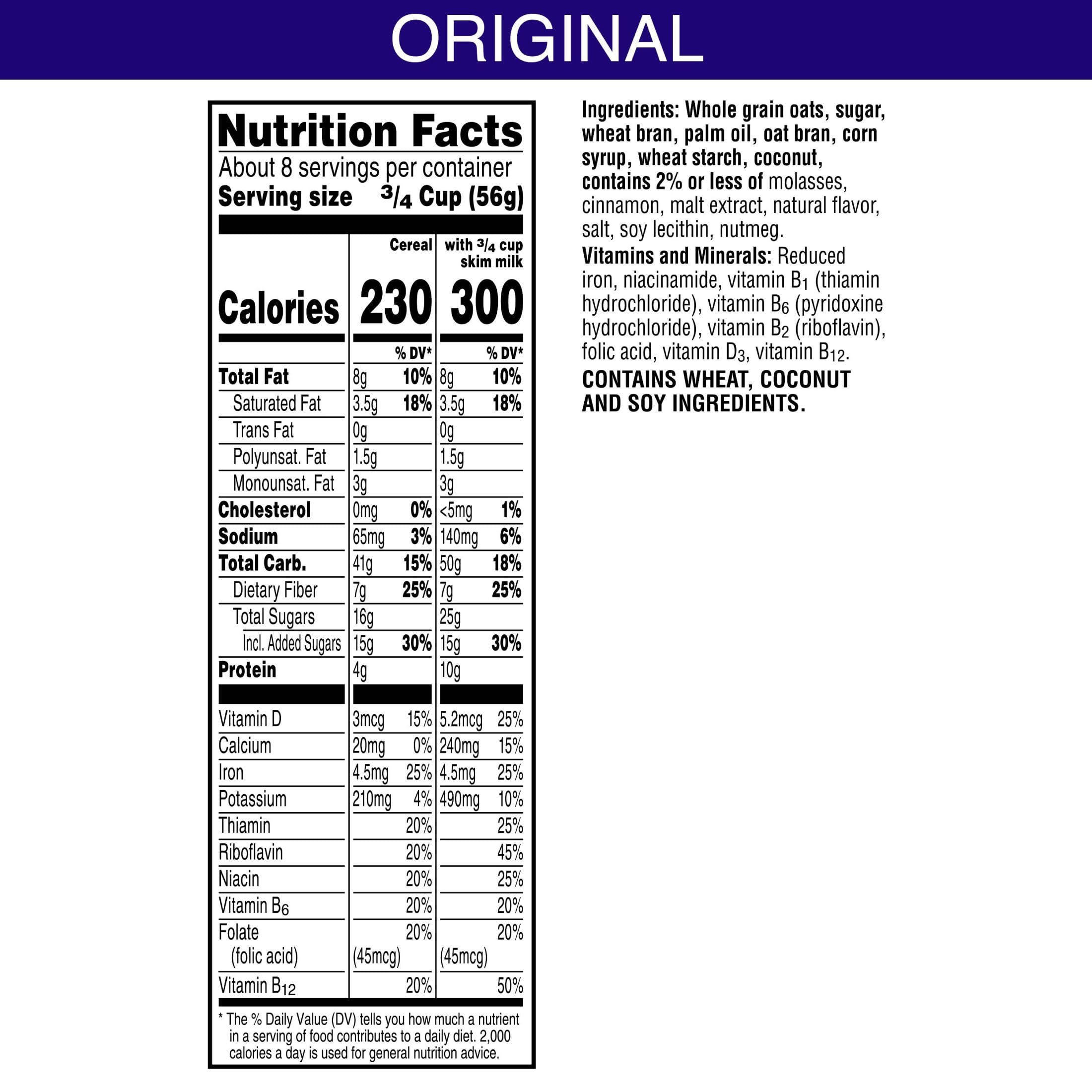 Kellogg's Cracklin' Oat Bran clusters close-up with crispy texture and coconut notes