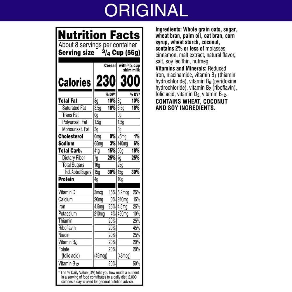 Kellogg's Cracklin' Oat Bran clusters close-up with crispy texture and coconut notes