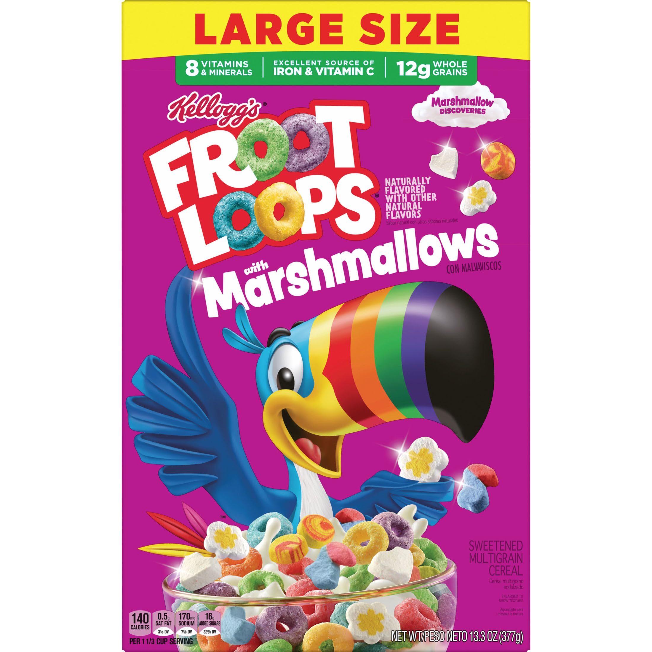 Kellogg's Froot Loops Marshmallows shapes brighten a morning breakfast ritual