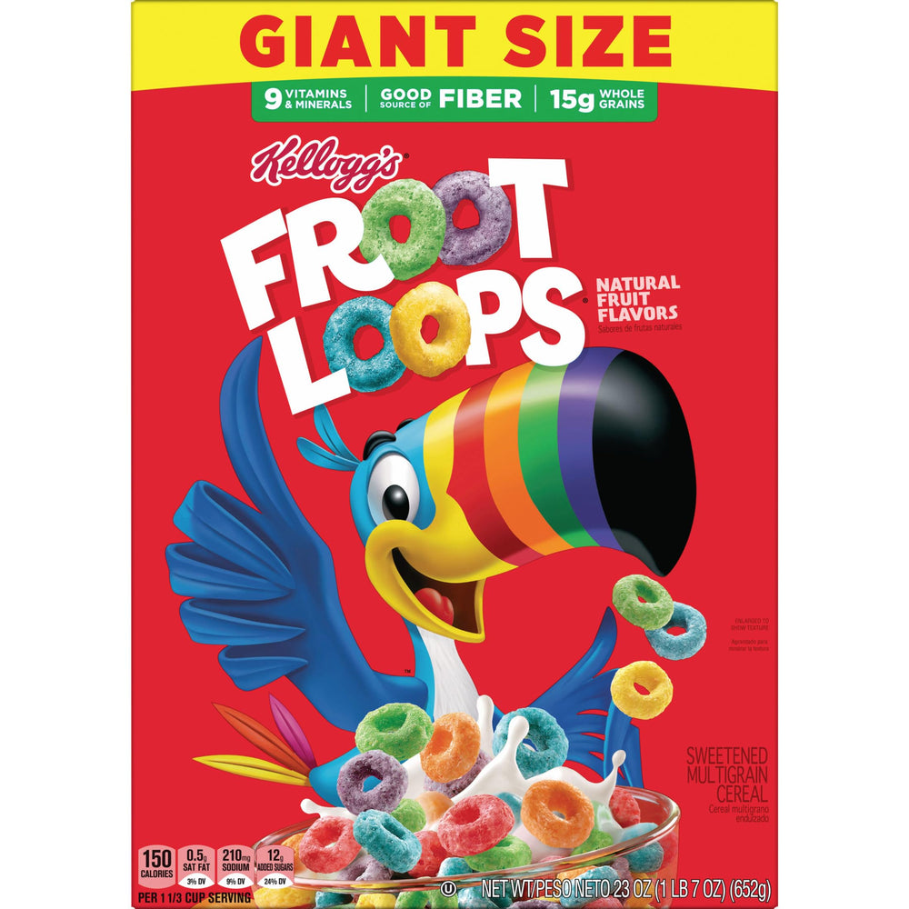 Kellogg's Froot Loops road trip snack option