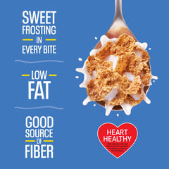 Kellogg's Frosted Bran box front, inviting breakfast treat.