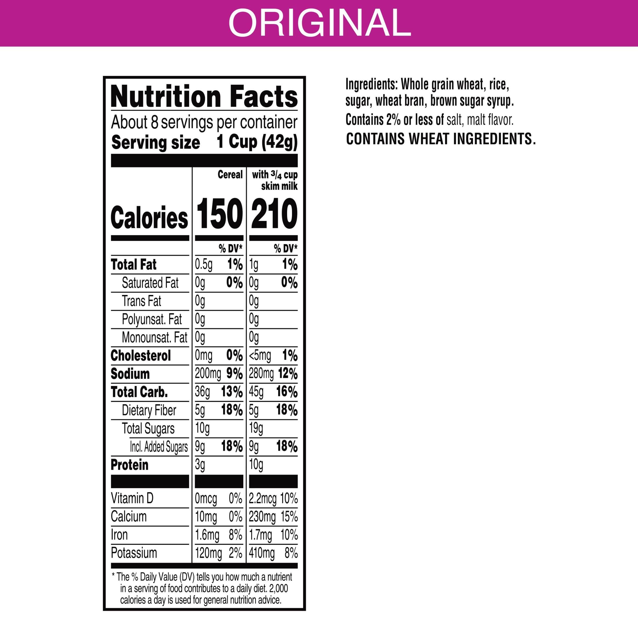 Kellogg's Frosted Bran yogurt topping, a versatile snack option.