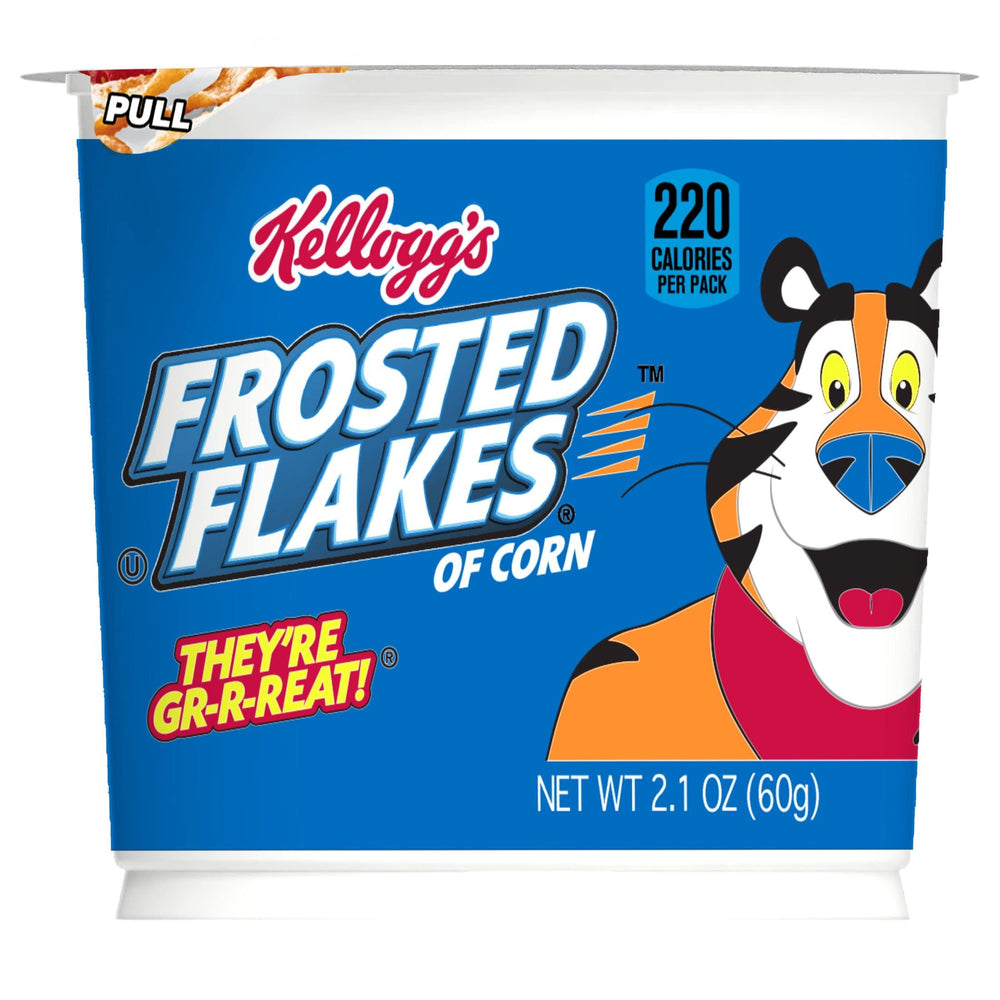 Kellogg's Frosted Flakes cup is fat-free and kid-friendly.