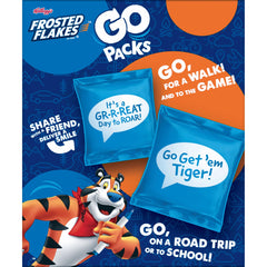 Grab-and-go Frosted Flakes Go Packs offer a portable snack with vitamins.