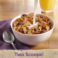 Kellogg's Frosted Mini-Wheats Original bowl with hearty crunch.
