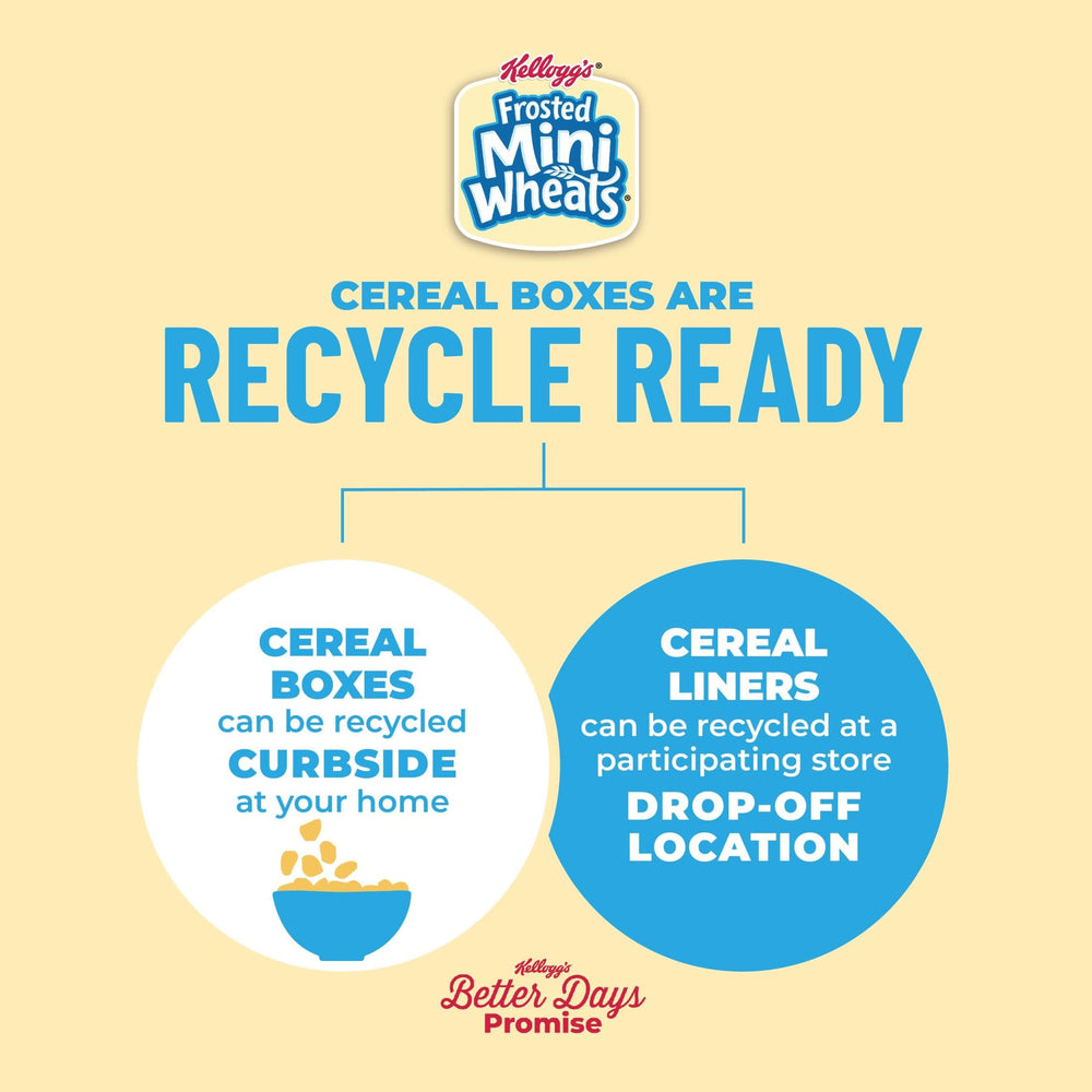 Kellogg's Frosted Mini-Wheats snack idea for work or school.