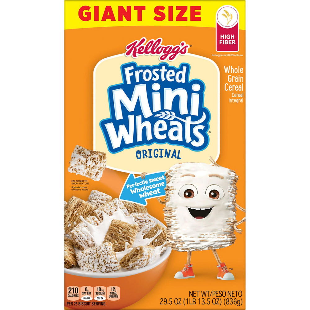 Kellogg's Frosted Mini-Wheats snack pack for on-the-go crunch.