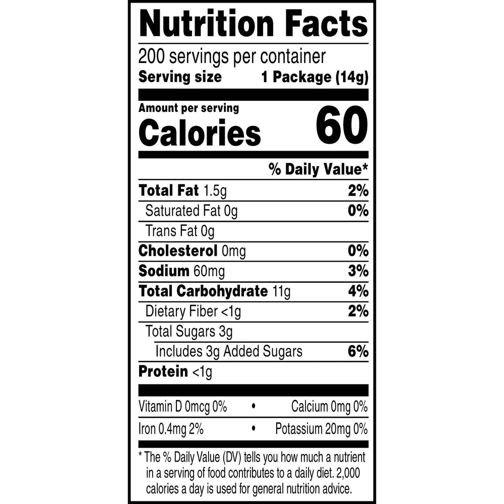 Shelf-ready Kellogg's Honey Grahams case label highlighting bulk value.