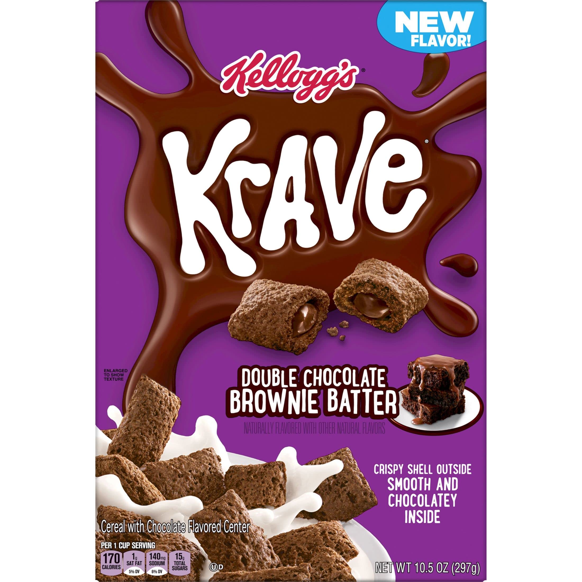Kellogg's Krave Brownie Batter snack box for on-the-go