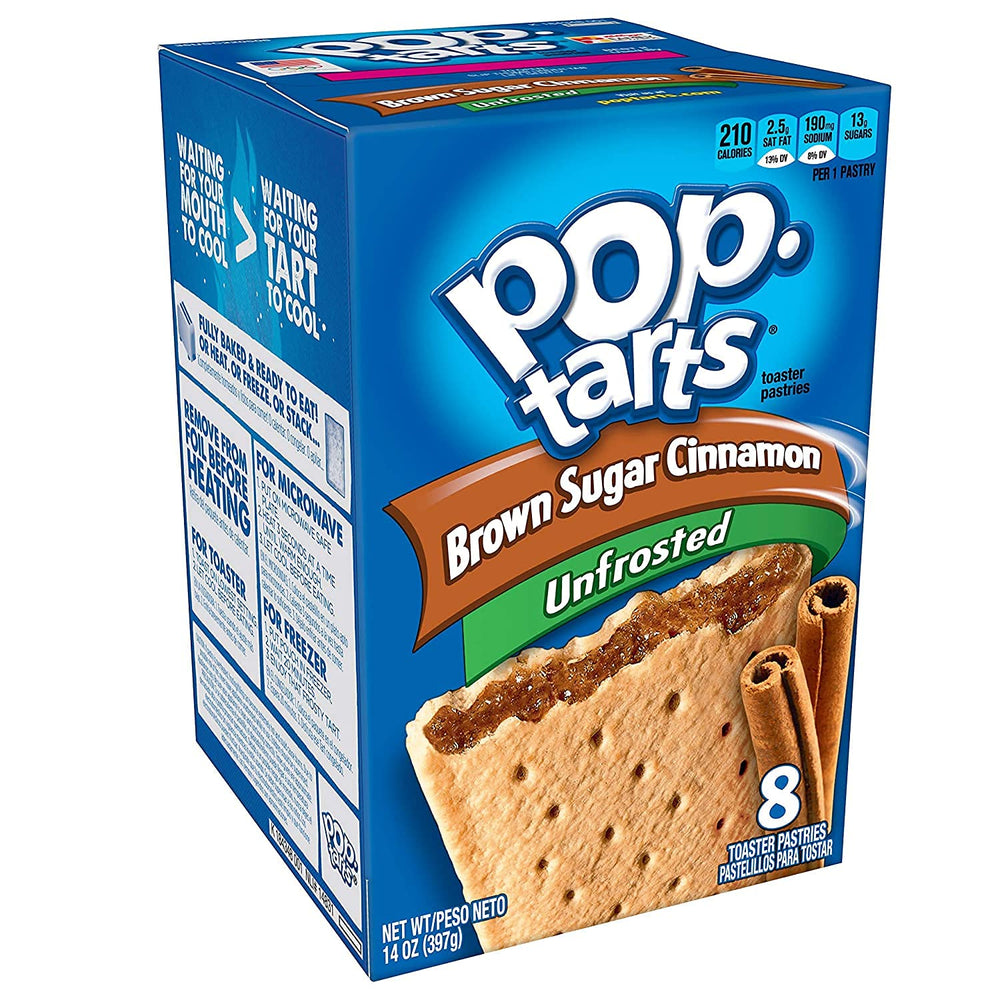Kellogg's Pop-Tarts toaster pastries ready to toast for warm crust.