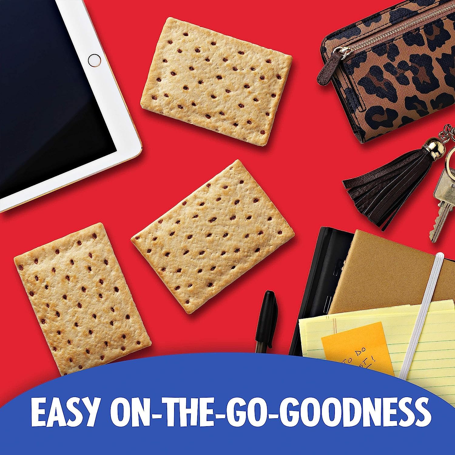 Kellogg's Pop-Tarts travel-friendly packaging for on-the-go moments.