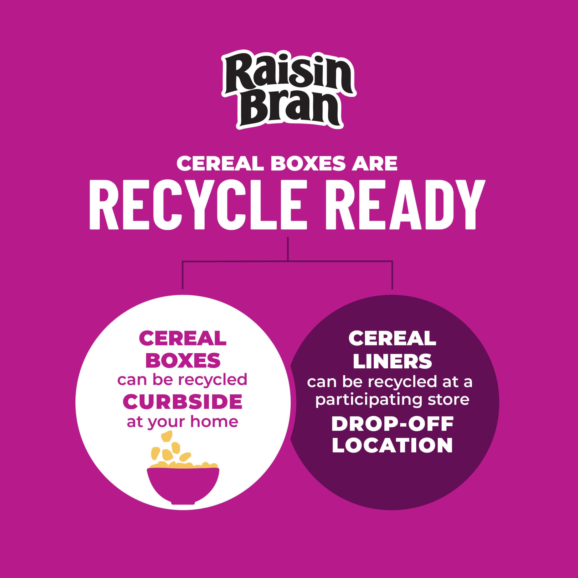 Family breakfast table featuring Kellogg's Raisin Bran with Cranberries