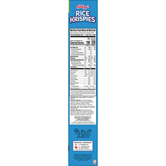 Close-up of Kellogg's Rice Krispies cereal with light, puffed texture