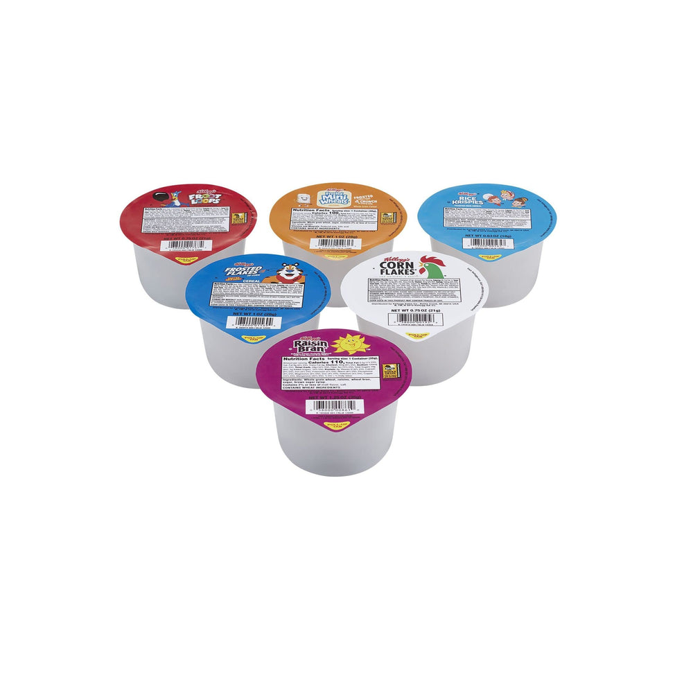 Kellogg's Rice Krispies cup featuring crisp snaps ideal for milk.