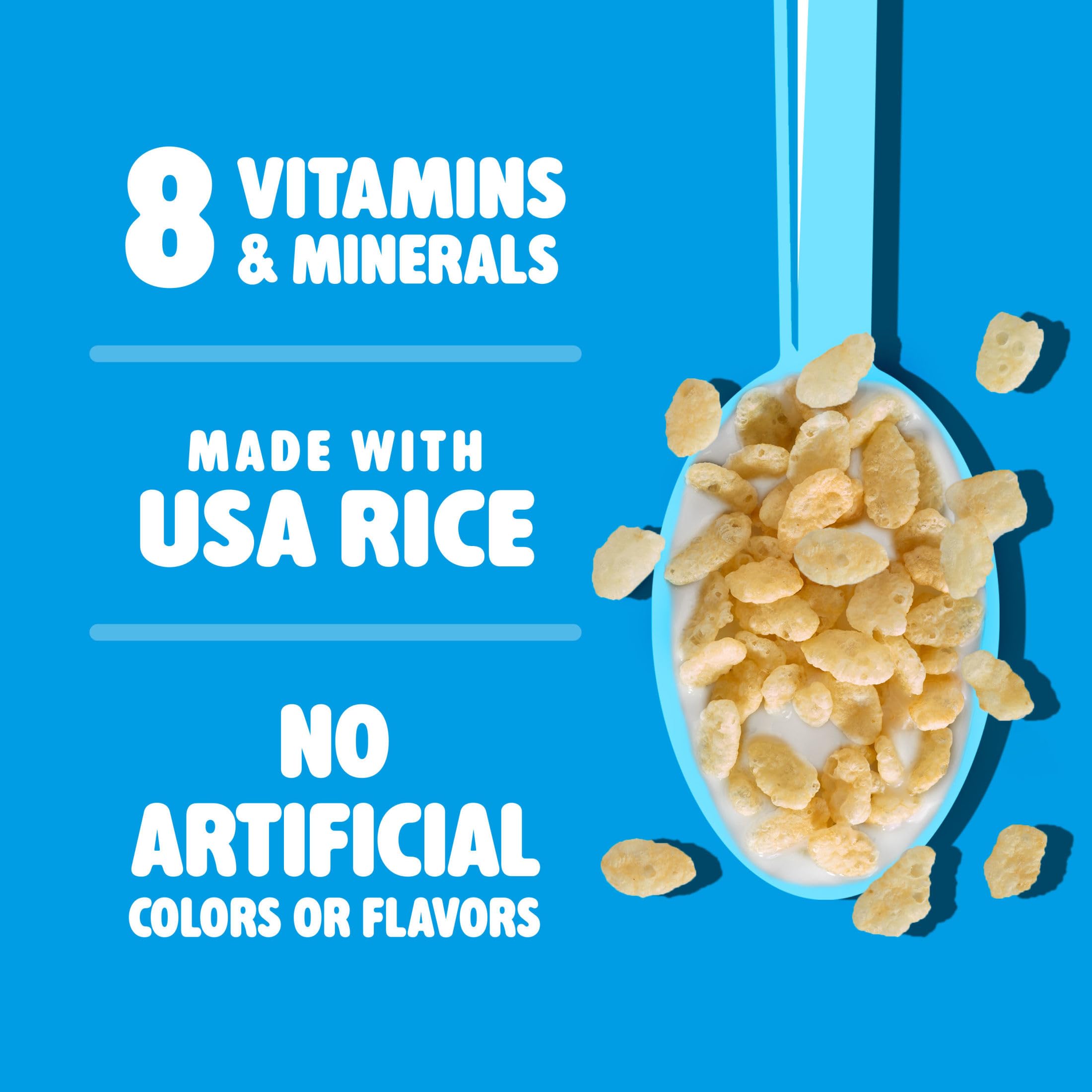 Kellogg's Rice Krispies packaging with Kosher Pareve label.