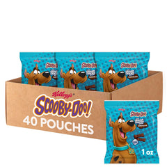Kellogg's SCOOBY-DOO chocolate graham crackers pack shot for on-the-go snacking