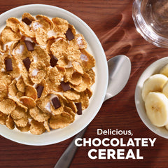 Crunchy wheat and rice flakes in Kellogg's Special K Chocolatey Delight.