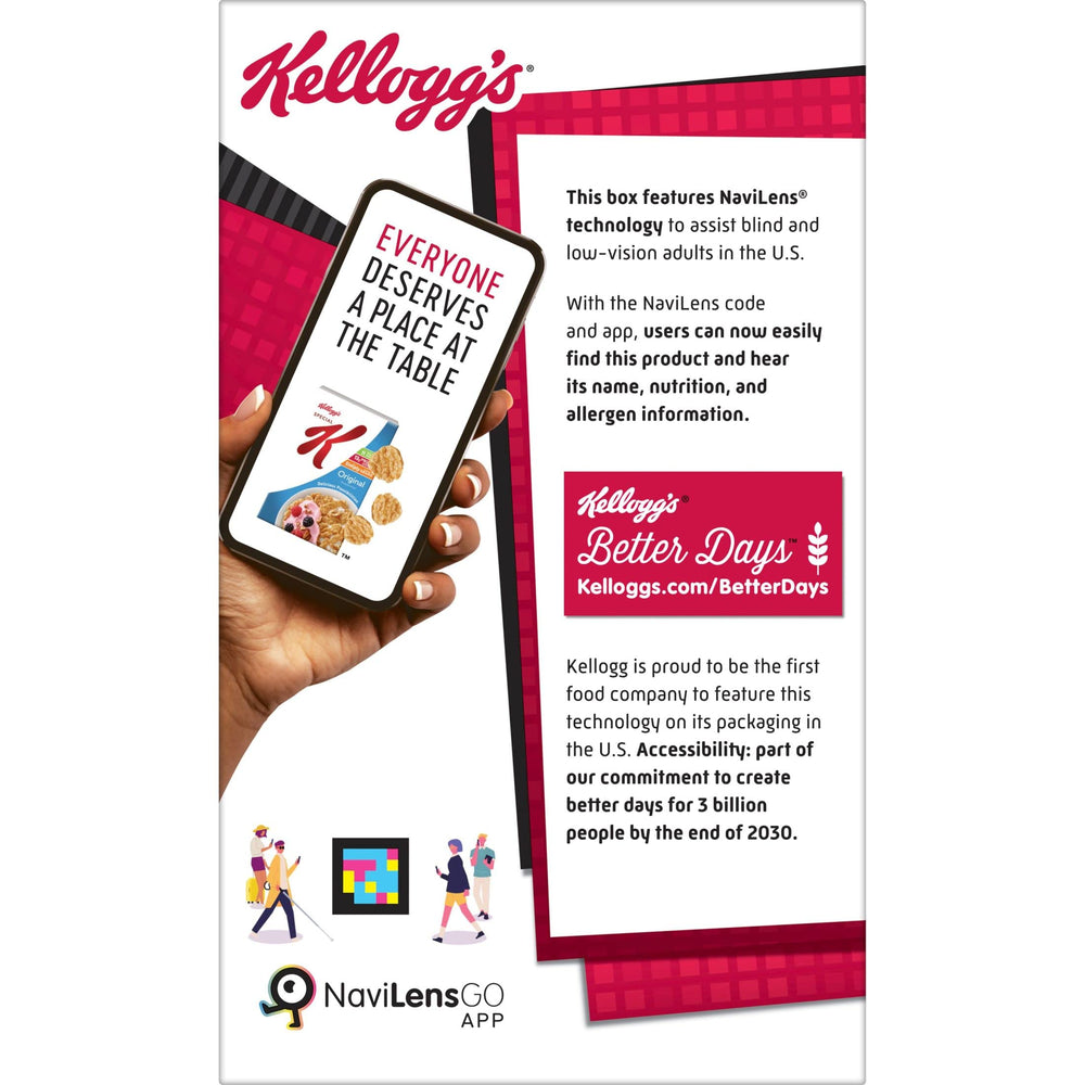 Kellogg's Special K nutrition panel emphasizes 11 vitamins and minerals