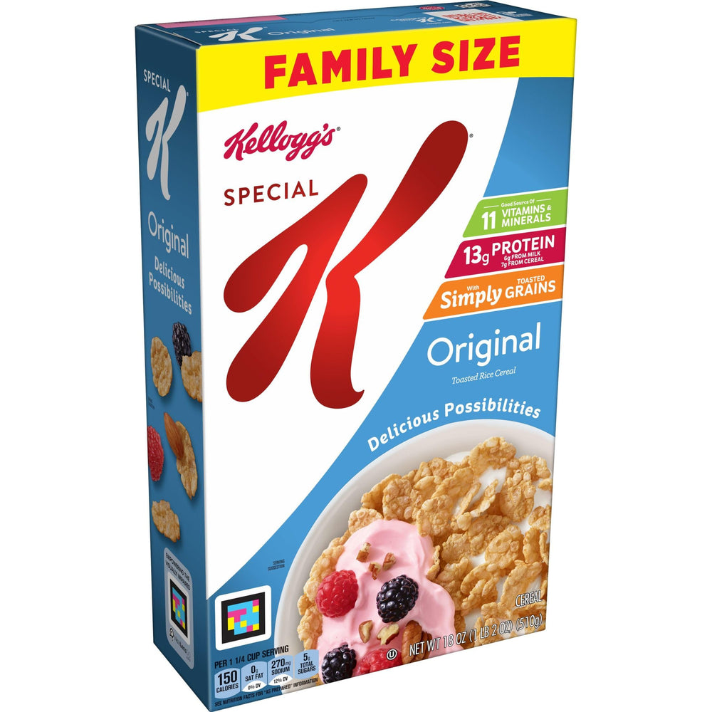 Kellogg's Special K original cereal in a bowl for a wholesome start to the day