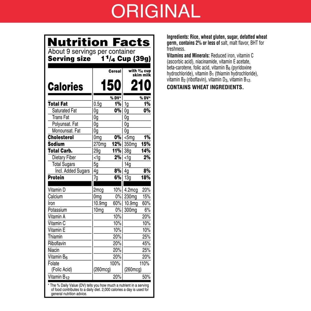 Special K Original with berries on top for a fresh, fiber-friendly start.