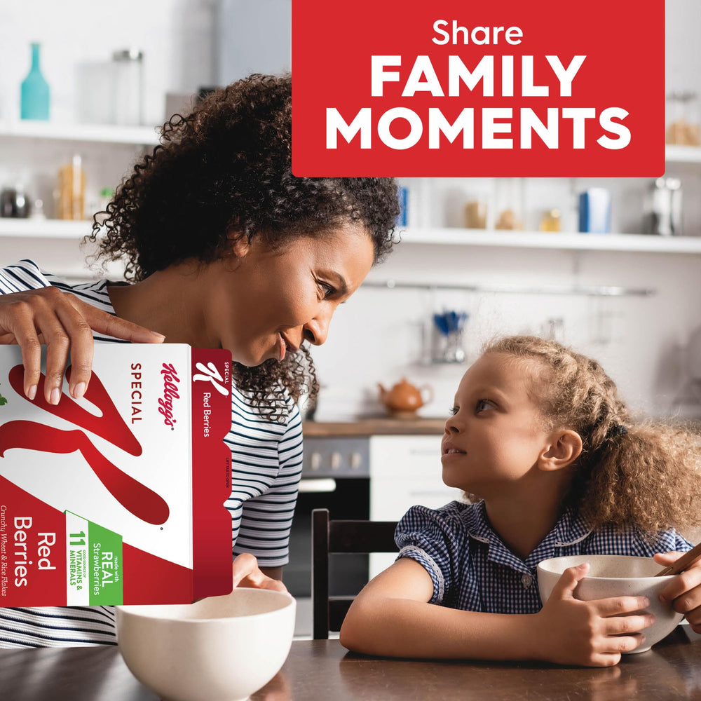 Kellogg's Special K Red Berries milk pour over cereal for protein boost.
