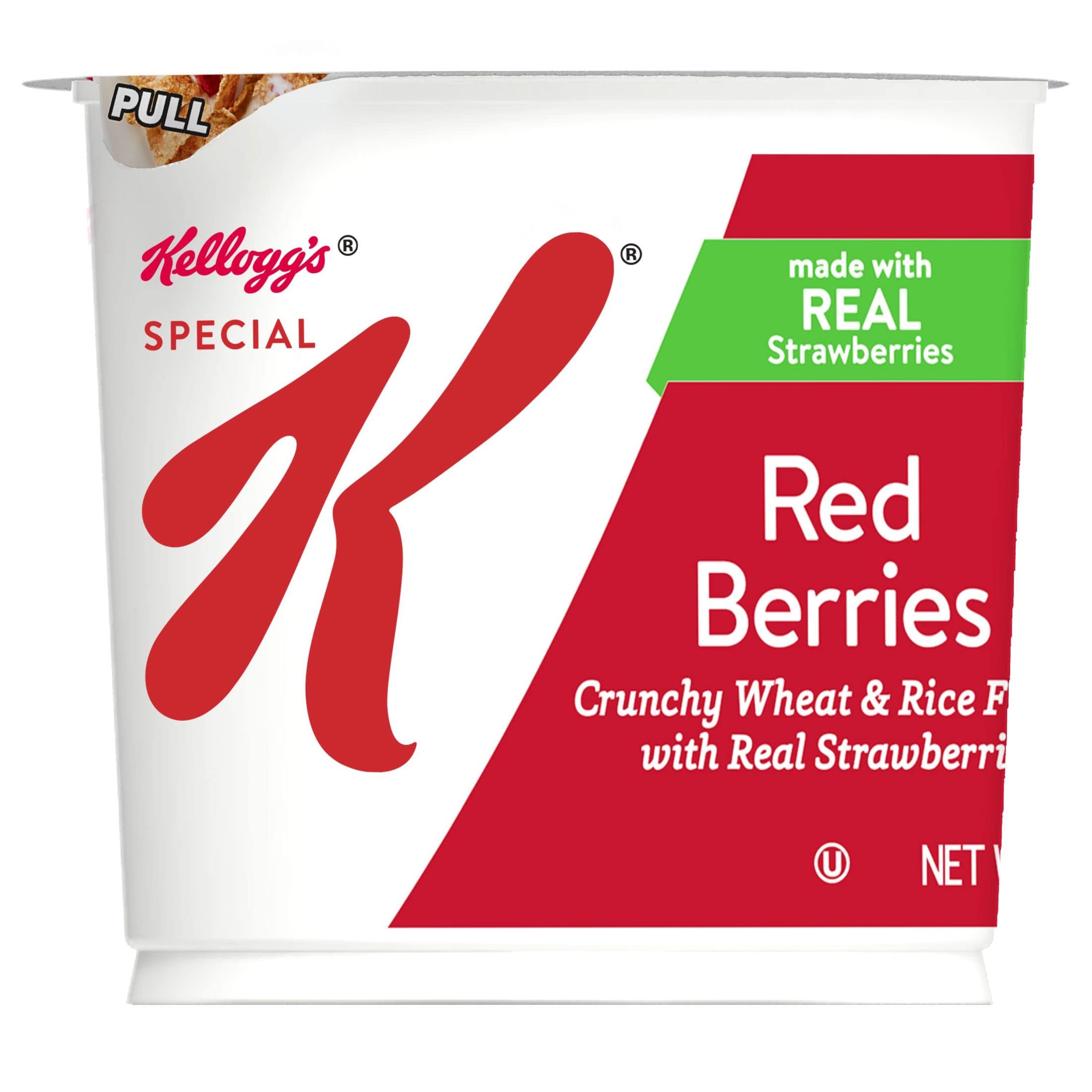Whole grain flakes in Kellogg's Special K Red Berries