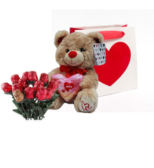 Kelly Toy Belgian milk chocolate roses bouquet, 2.11 oz, elegant gift sweetener.