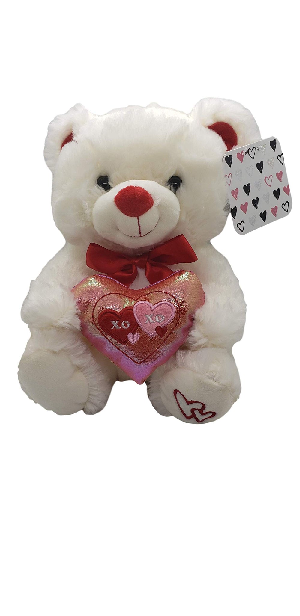 Kelly Toy teddy bear closeup, 10-inch plush for warm, comforting moments.