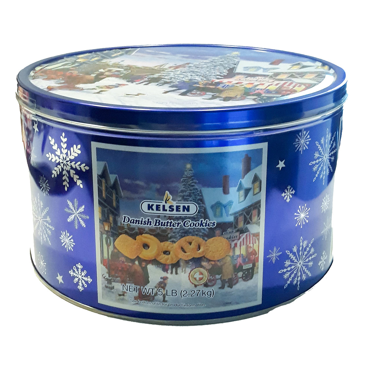 Kelsen Danish butter cookies in a decorative tin ideal for gifting