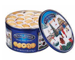 Decorative holiday tin from Kelsen for holiday gifting