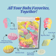 Kenai Kitchen BUBS foamy candy close-up highlights soft, chewy sensations.