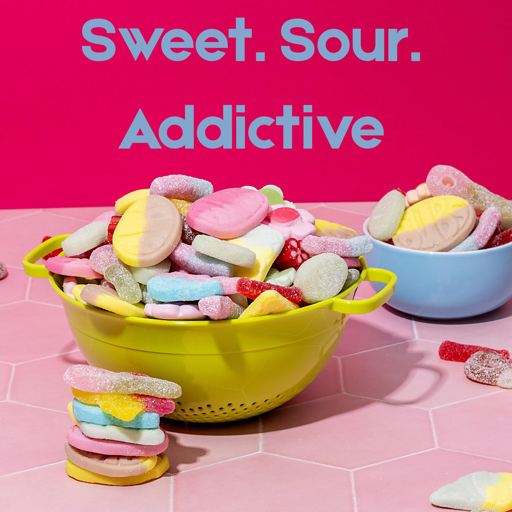 Kenai Kitchen Bubs Swedish Candy Mix Big Skulls for shareable sour and fizzy moments