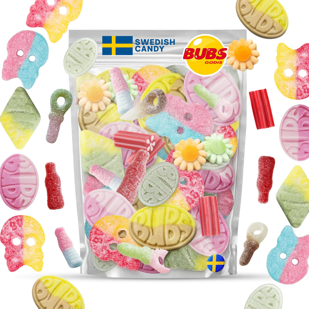 Kenai Kitchen Bubs Swedish Candy Mix Rombs Tutti Frutti for a tangy, fruity treat to share