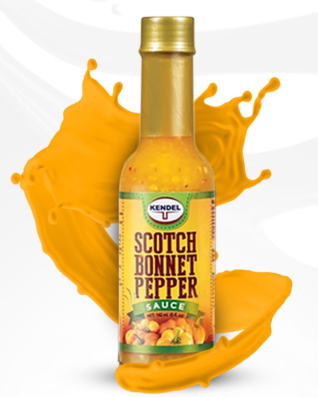 Kendel Scotch Bonnet sauce label signals Jamaican origin and bold flavor