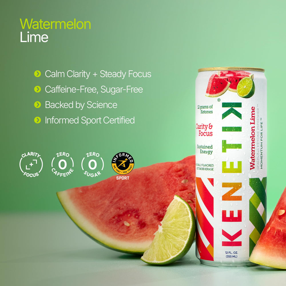 Kenetik open can pouring into glass for a refreshing study break.